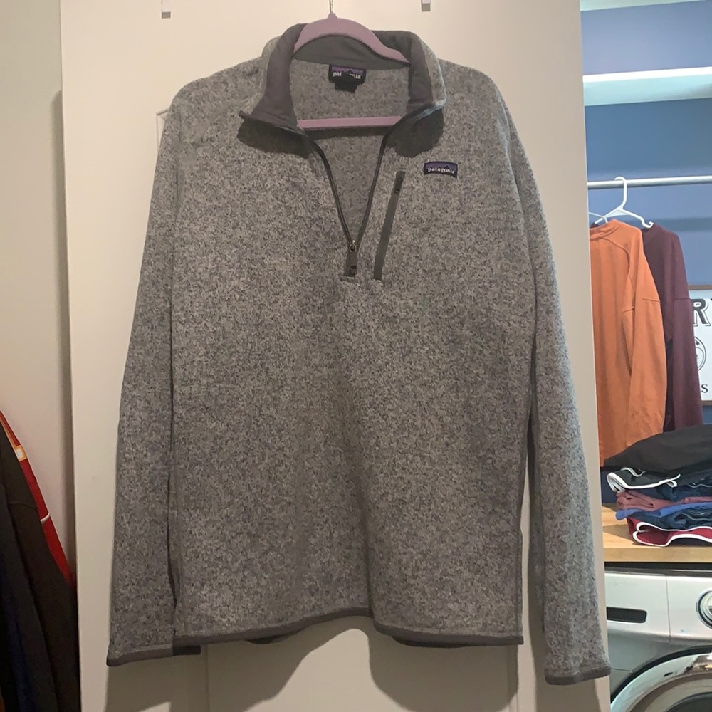 Men’s Gray Patagonia Quarter Zip